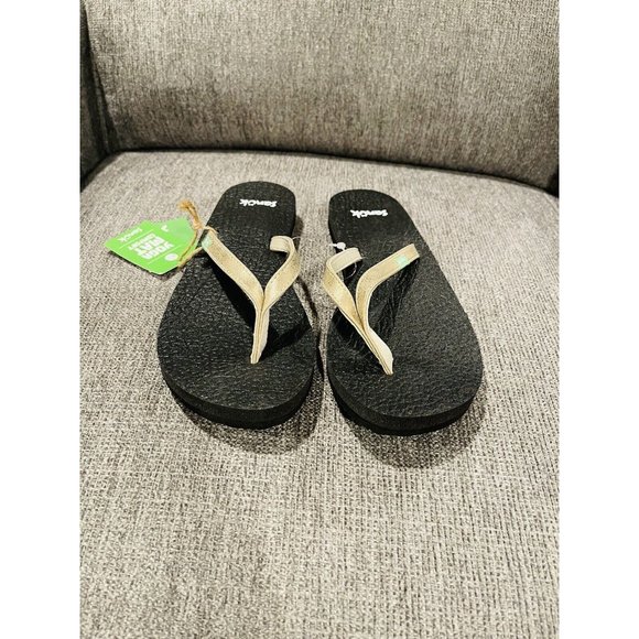 NWT Sanuk Yoga Spree 4 Flip Flop Sandal - Size 6 - Picture 9 of 9